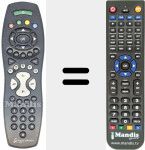 Télécommande pour remplacer REMCON715